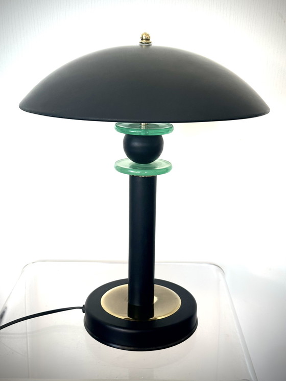 Image 1 of Vintage mushroom shell electric lamp ufo mfg.co ltd.