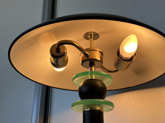 Image 1 of Vintage mushroom shell electric lamp ufo mfg.co ltd.