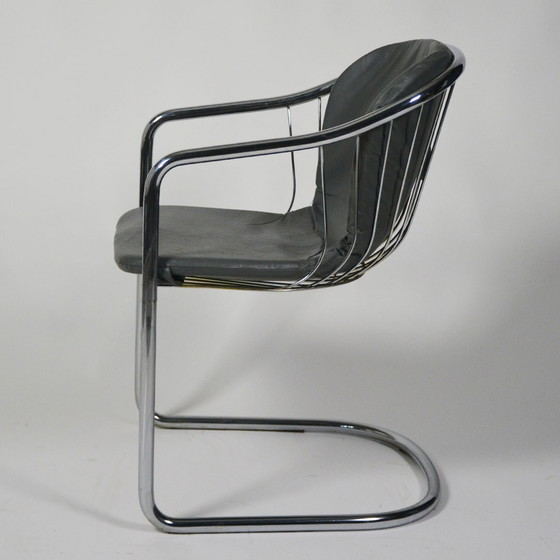 Image 1 of 4 Gastone Rinaldi 70's stoelen Fasem Italië