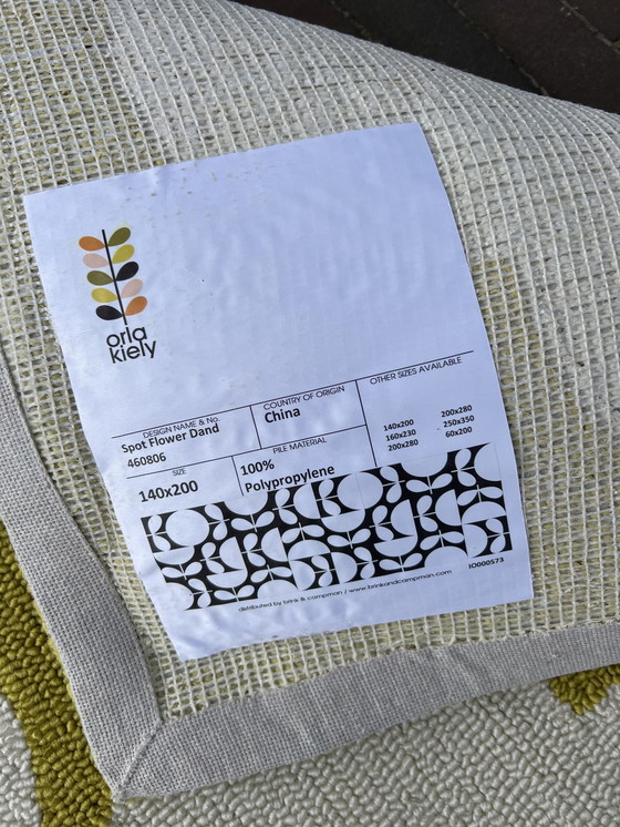 Image 1 of Orla Kiely Spot Flower in & Outdoor Vloerkleed