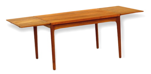 Vintage uitschuifbare eettafel