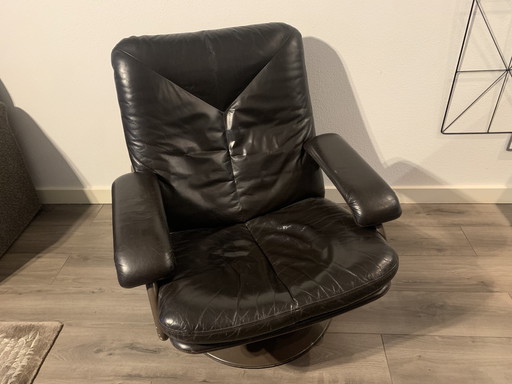 Vintage Leolux draaifauteuil