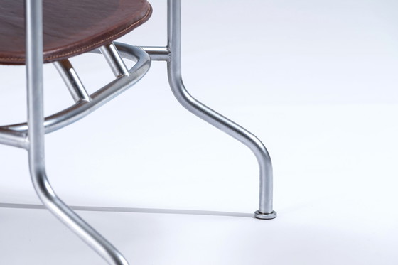 Image 1 of Set Leer loungestoelen van Mats Theselius