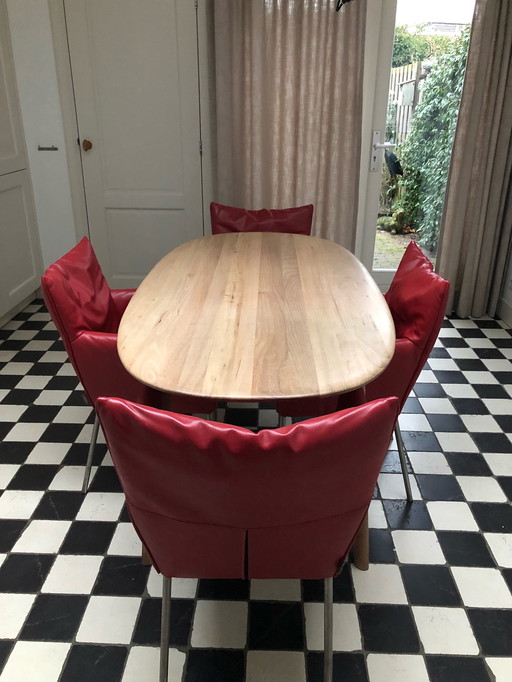 6x Label van den Berg stoelen