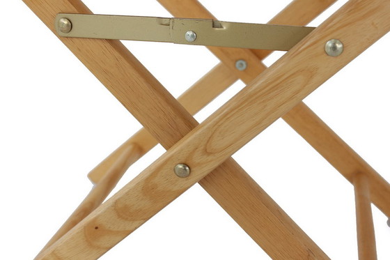 Image 1 of Vintage regisseursstoel / regisseursstoel met hoogwaardige linnen bekleding