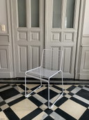 4x Hay Hee dining chair wit/white in & outdoor