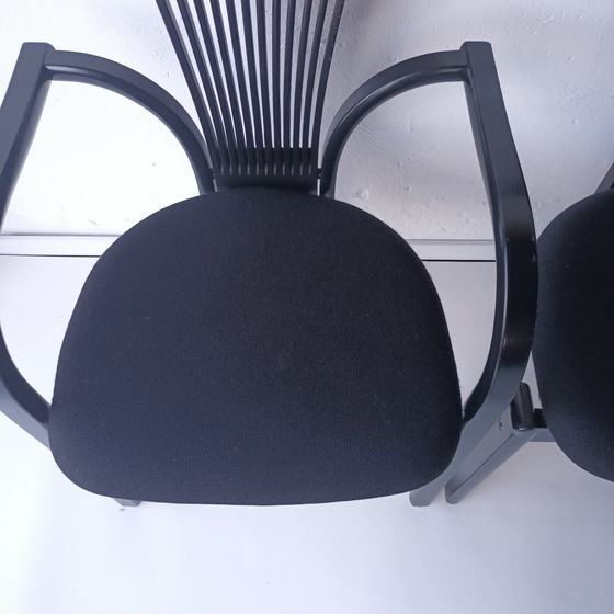 Image 1 of 4x vintage Totem Eetkamerstoelen