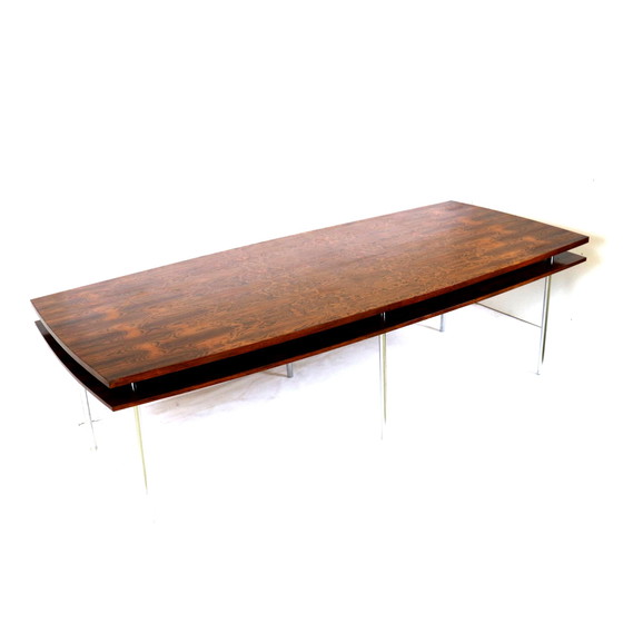 Image 1 of Vintage palissander conferentietafel / vergadertafel/ eettafel jaren '60