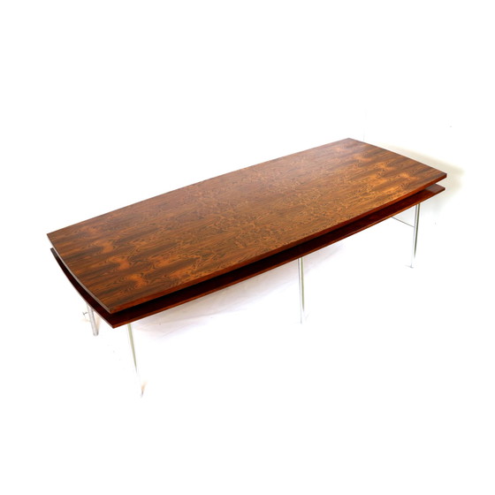 Image 1 of Vintage palissander conferentietafel / vergadertafel/ eettafel jaren '60