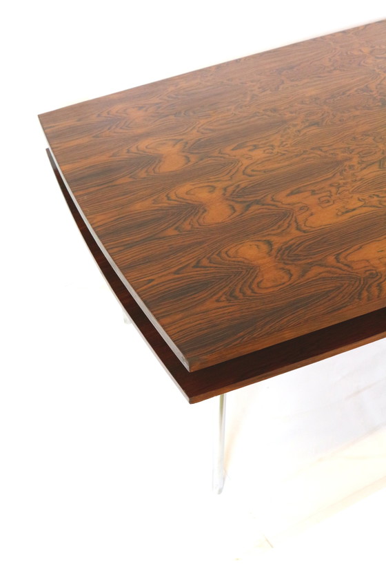Image 1 of Vintage palissander conferentietafel / vergadertafel/ eettafel jaren '60