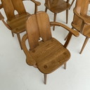Brutalist eethoek met uitschuifbare tafel