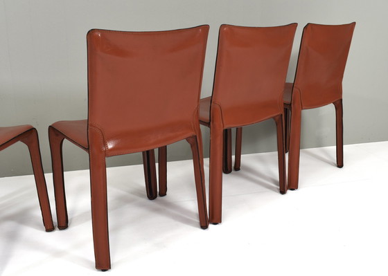 Image 1 of 6x Cassina CAB 412 stoelen van Mario Bellini