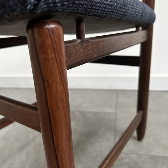 Image 1 of 6x Mid Century Palissander stoelen