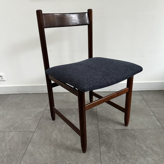 Image 1 of 6x Mid Century Palissander stoelen