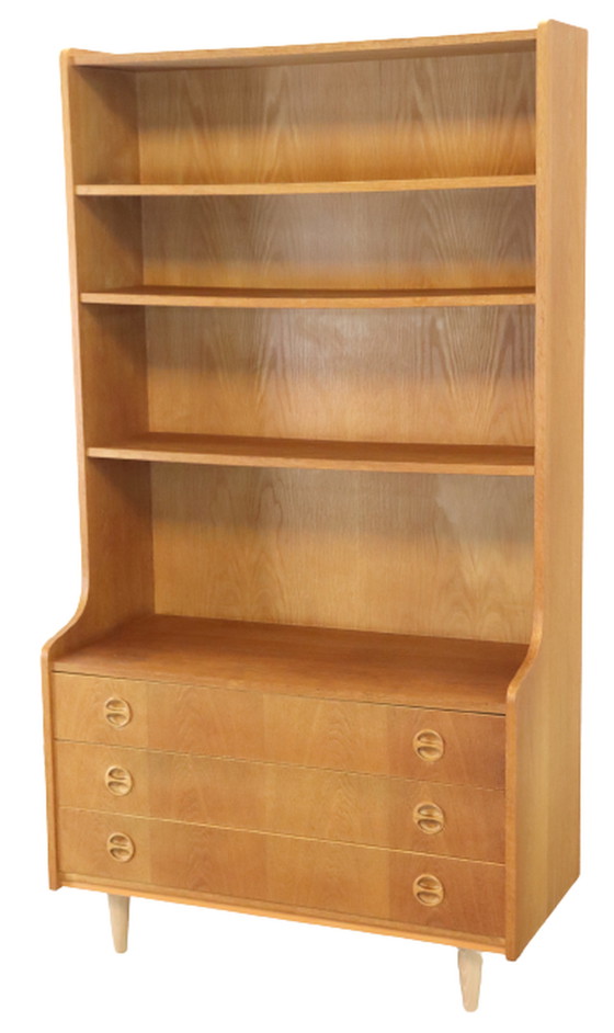 Image 1 of Hoge boekenkast 'Ringkobing' Deens vintage