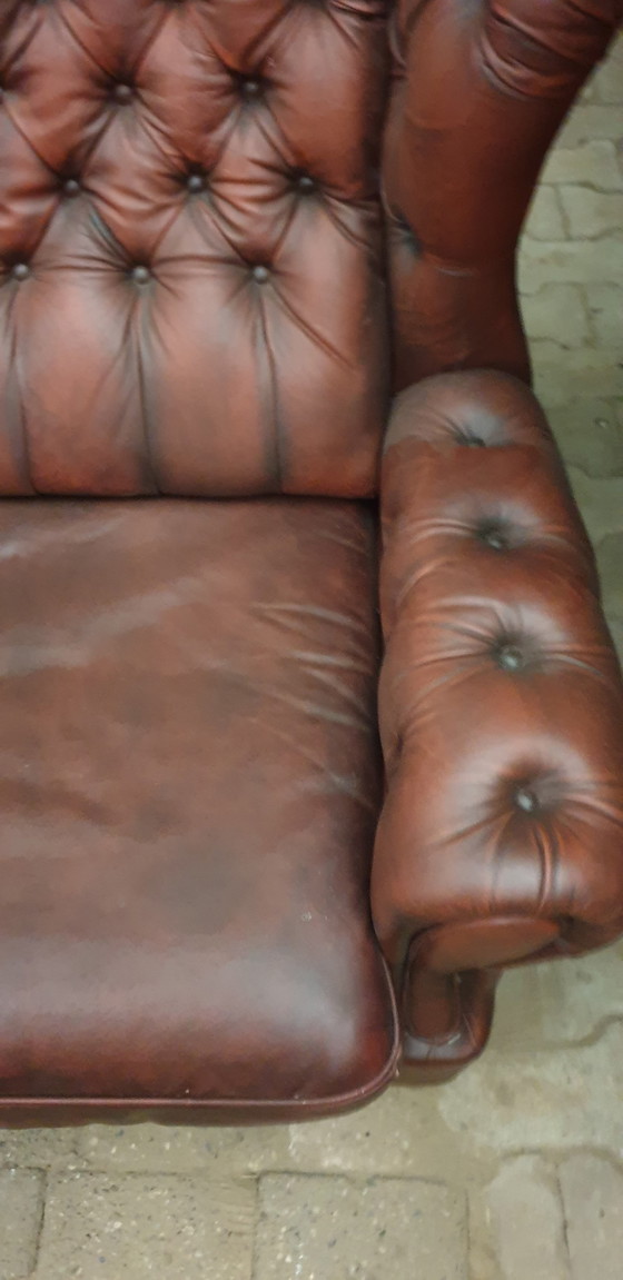 Image 1 of 2 vintage chesterfield fauteuils