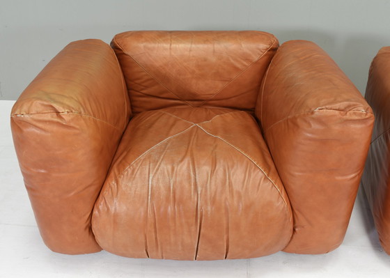 Image 1 of Mario Marenco lounge fauteuils van Arflex, Italië - circa 1970