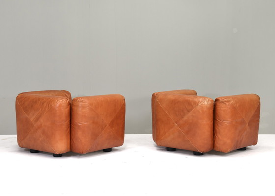 Image 1 of Mario Marenco Lounge Fauteuils van Arflex, Italië – circa 70's design