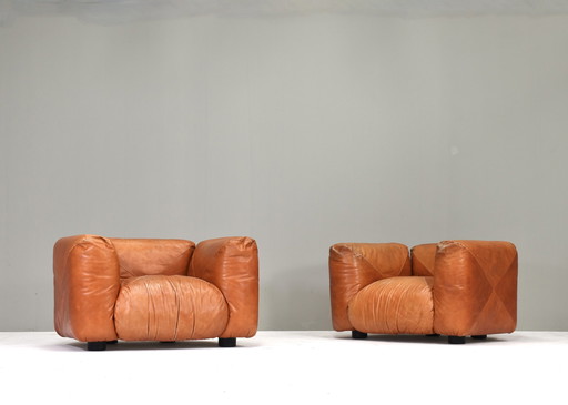 Mario Marenco lounge fauteuils van Arflex, Italië - circa 1970