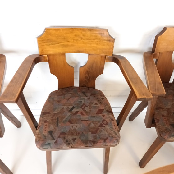 Image 1 of 7x vintage brutalist stoel