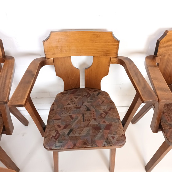 Image 1 of 7x vintage brutalist stoel