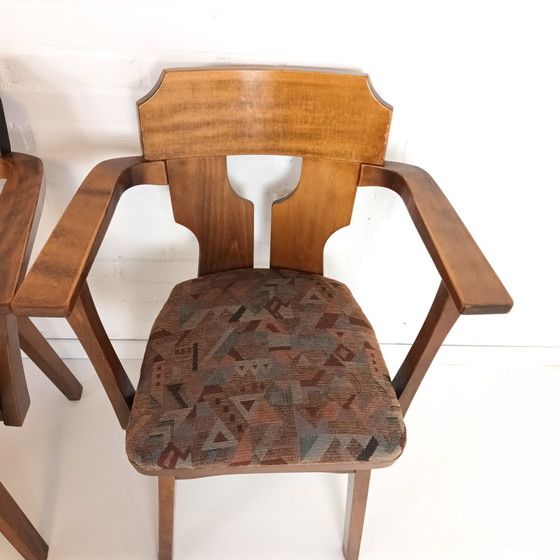 Image 1 of 7x vintage brutalist stoel