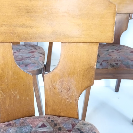 Image 1 of 7x vintage brutalist stoel