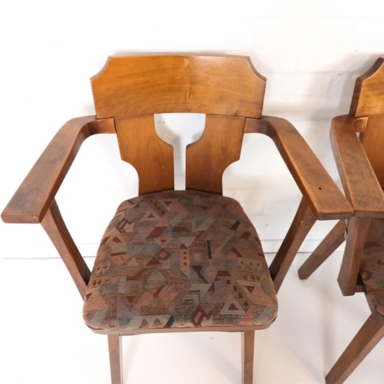 Image 1 of 7x vintage brutalist stoel