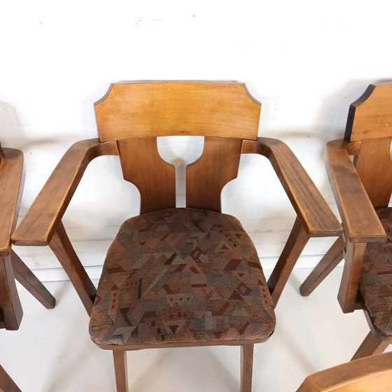 Image 1 of 7x vintage brutalist stoel