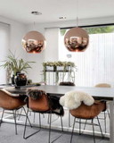 2x Tom Dixon Copper Shade hanglamp