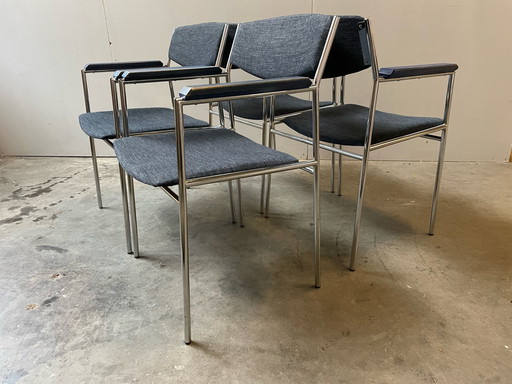 4x Gijs van der Sluis stoelen