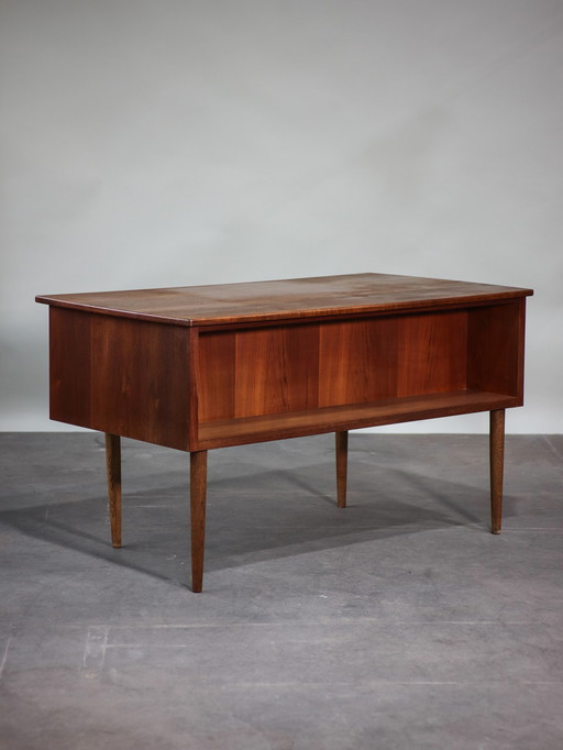 Vintage bureau teakhout
