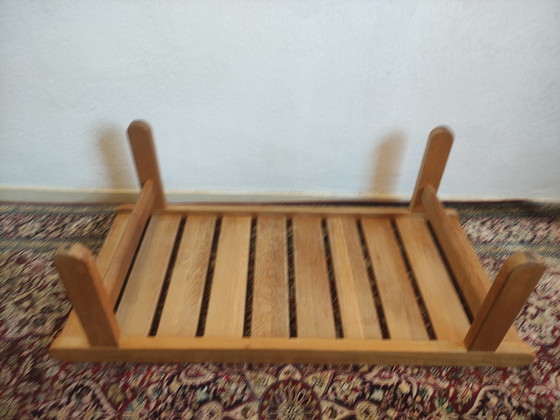 Image 1 of Bernt Petersen design slat bench coffee table