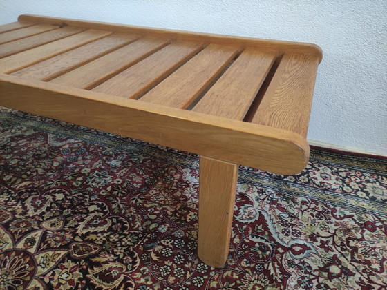 Image 1 of Bernt Petersen design slat bench coffee table