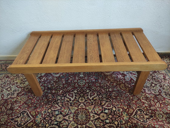 Image 1 of Bernt Petersen design slat bench coffee table