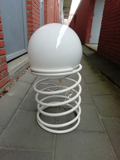 Space age vloerlamp spiraal