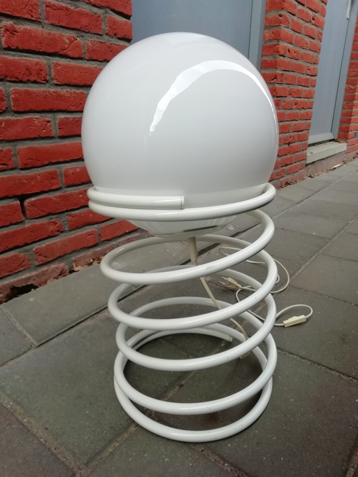 Space age vloerlamp spiraal