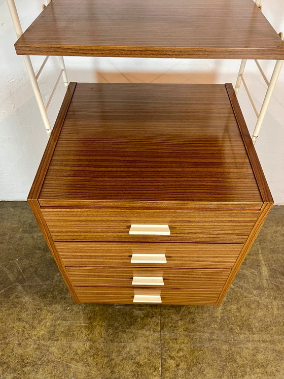 Image 1 of Staande planken Babette systeem DDR wandplank midcentury