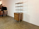 Staande planken Babette systeem DDR wandplank midcentury