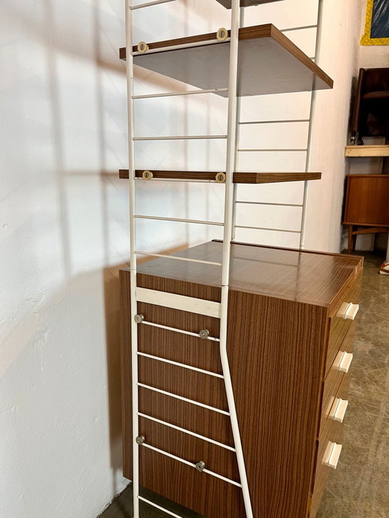 Image 1 of Staande planken Babette systeem DDR wandplank midcentury
