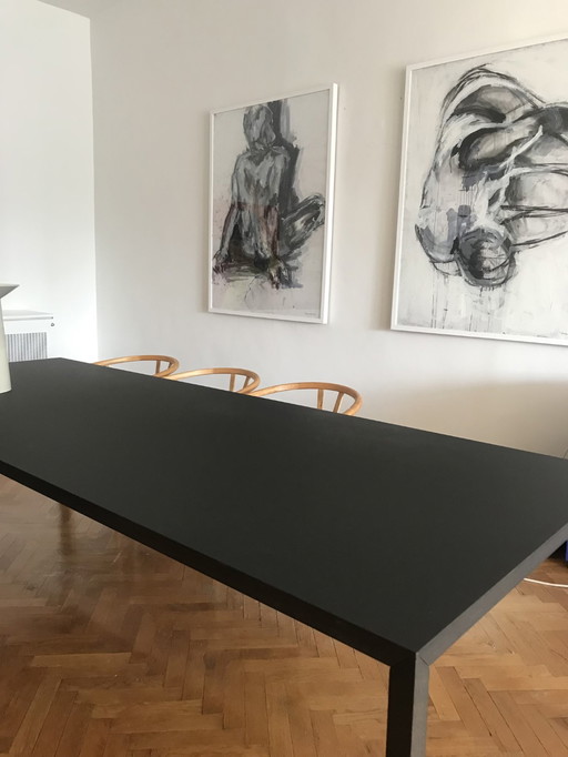 Arco Slim plus tafel Nero Indigo