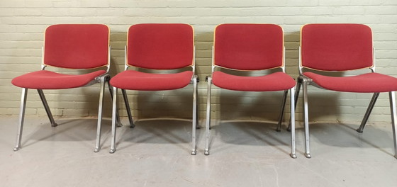 Image 1 of 4x Vintage eetkamerstoel