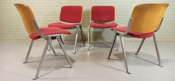 Image 1 of 4x Vintage eetkamerstoel