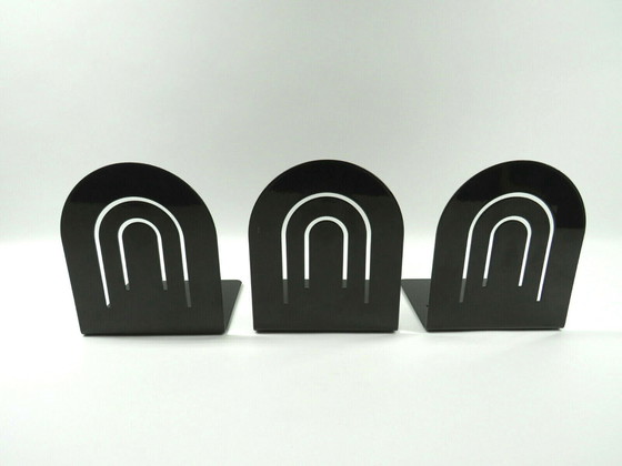 Image 1 of 3x Vintage boekensteunen Regenboog