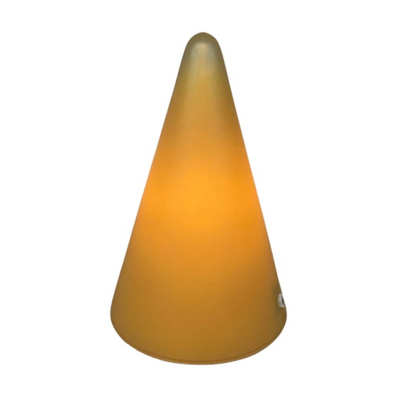 Image 1 of SCE France - TeePee Lamp - Glazen kegel - geel