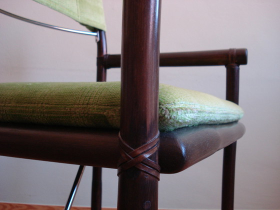 Image 1 of 2x vintage rotan safaristoelen