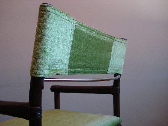 Image 1 of 2x vintage rotan safaristoelen