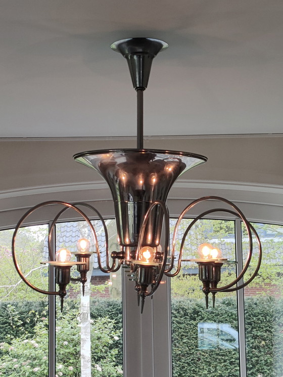 Image 1 of Vintage Hanglamp Chroom