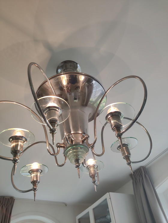 Image 1 of Vintage Hanglamp Chroom