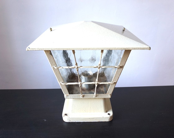 Image 1 of Metaal tuinlamp uit de jaren 60